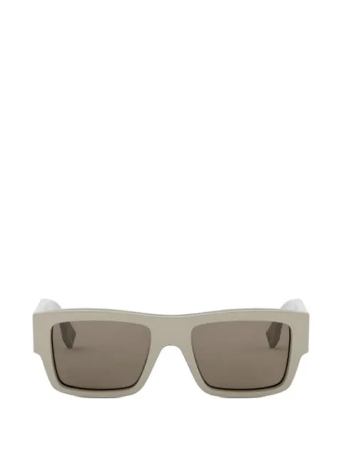 FENDI Signature rectangle-frame sunglasses