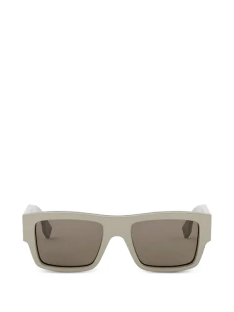 FENDI Signature rectangle-frame sunglasses