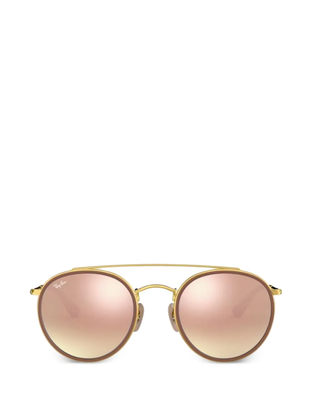 Ray-Ban double-bridge round-frame sunglasses - Oro