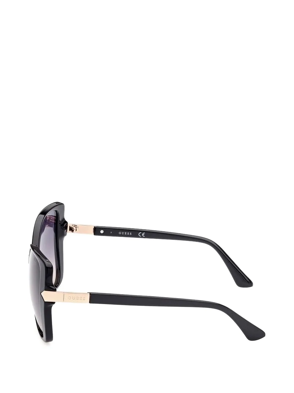 GUESS EYEWEAR Zonnebril met vierkant montuur Zwart