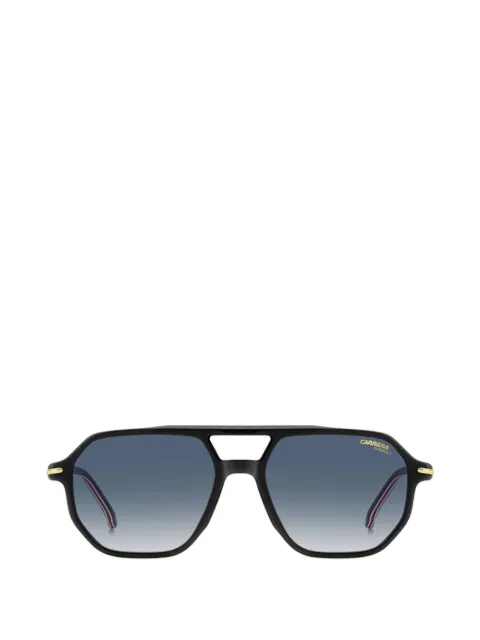 Carrera double-bridge geometric-frame sunglasses