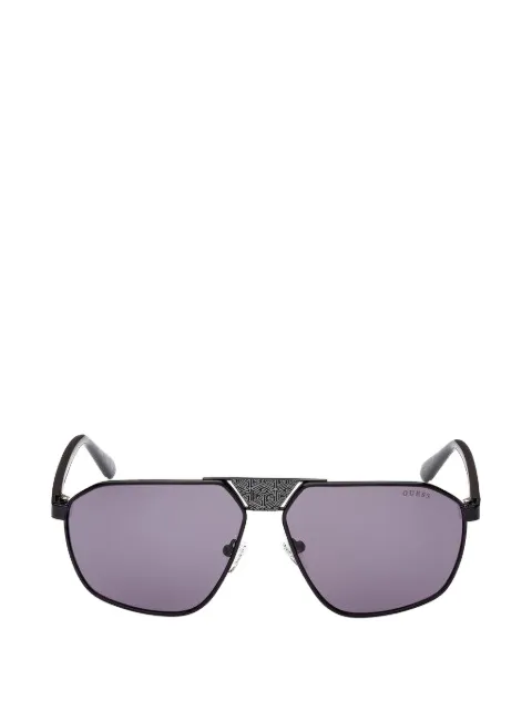 GUESS USA logo-engraved pilot sunglasses