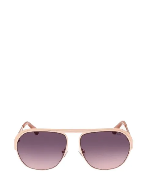 GUESS USA matte-finish pilot sunglasses
