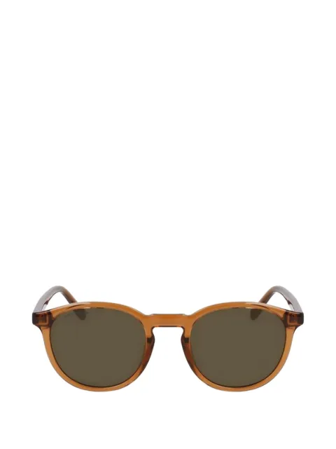 Lacoste transparent round-frame sunglasses