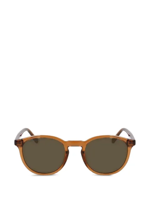 Lacoste transparent round-frame sunglasses