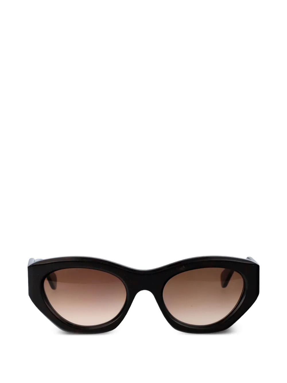 Chloé tortoiseshell-effect cat-eye sunglasses - Marrone