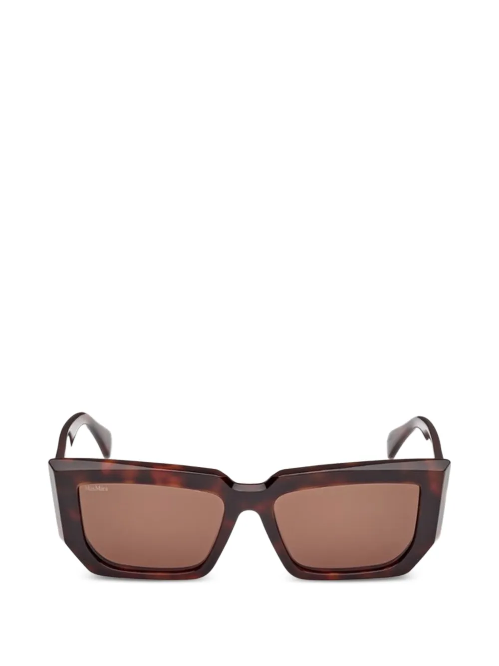 Max Mara Eyewear geometric-frame sunglasses - Marrone