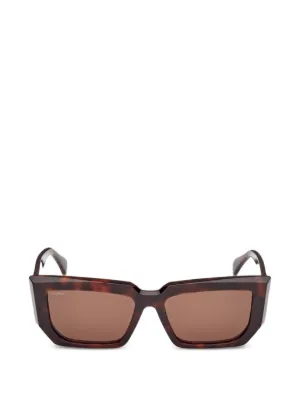 TOM FORD Eyewear スクエアフレーム サングラス | ブラウン | FARFETCH JP