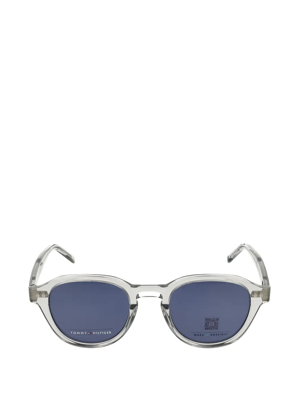 Tommy Hilfiger geometric-frame sunglasses - Grau