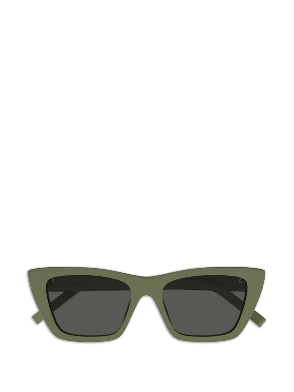 Saint Laurent cat-eye frame sunglasses - Grün