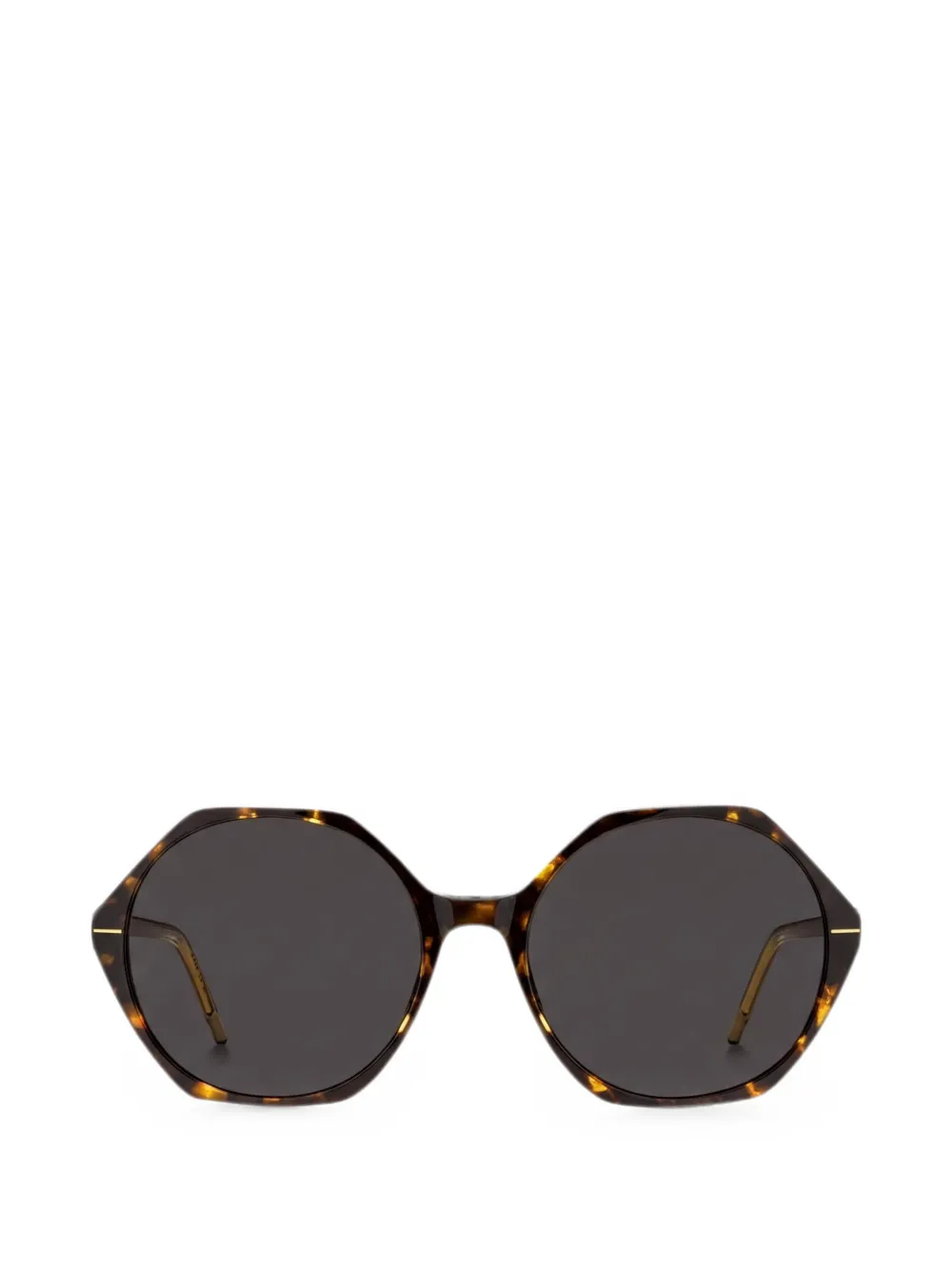 BOSS tortoiseshell-pattern sunglasses - Marrone