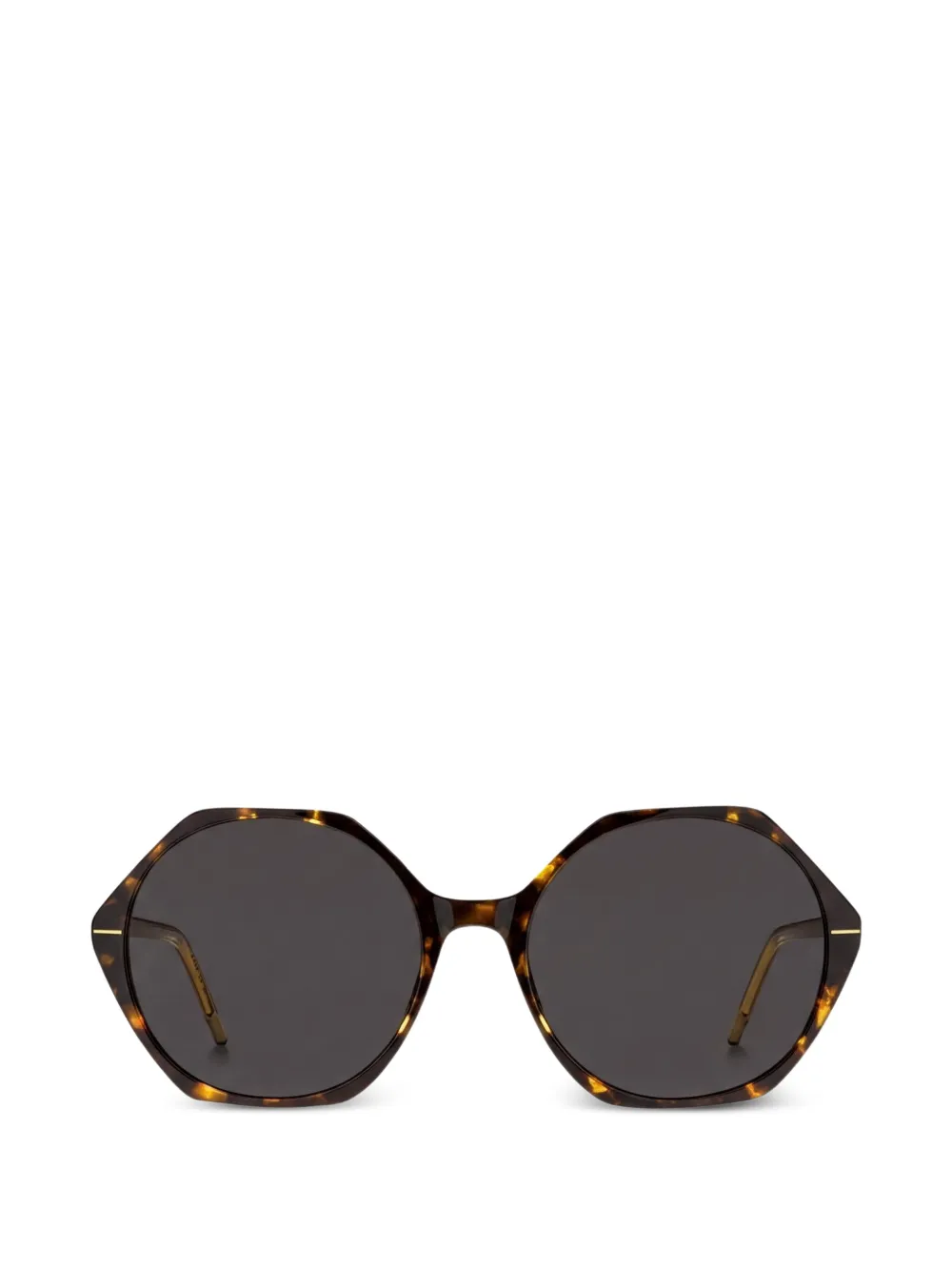 BOSS tortoiseshell-pattern sunglasses - Marrone