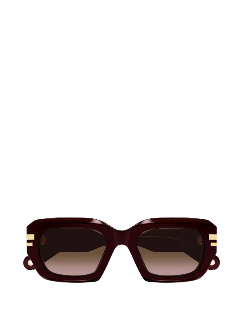 Chloé square-frame sunglasses - Braun