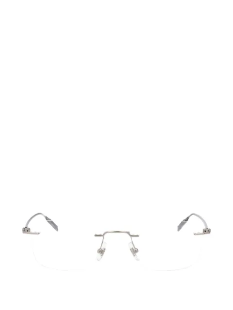 Montblanc rimless rectangle-frame glasses