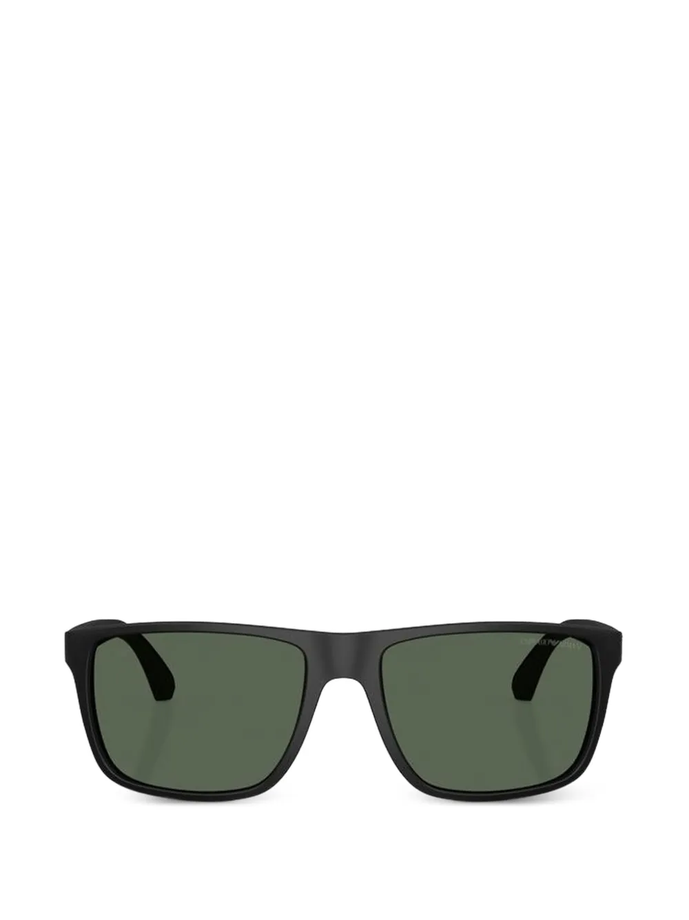 Emporio Armani rectangle-frame sunglasses - Nero