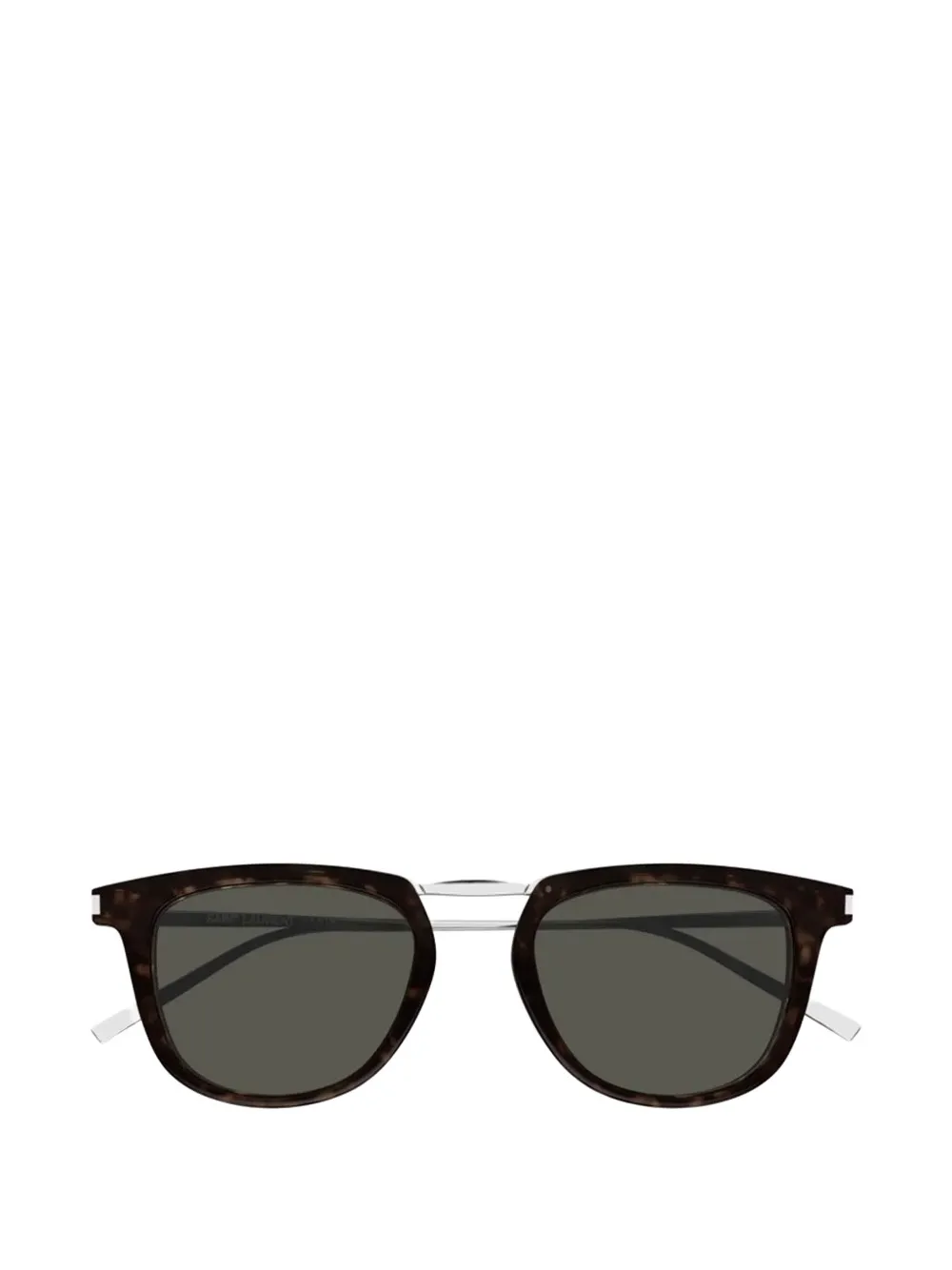 Saint Laurent Eyewear tortoiseshell-effect square-frame sunglasses - Braun