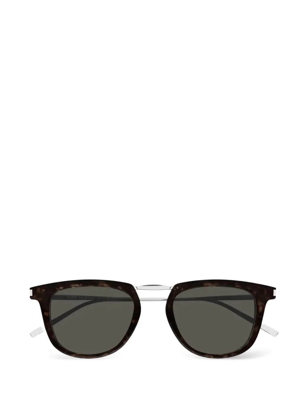Saint Laurent Eyewear tortoiseshell-effect square-frame sunglasses - Marrone