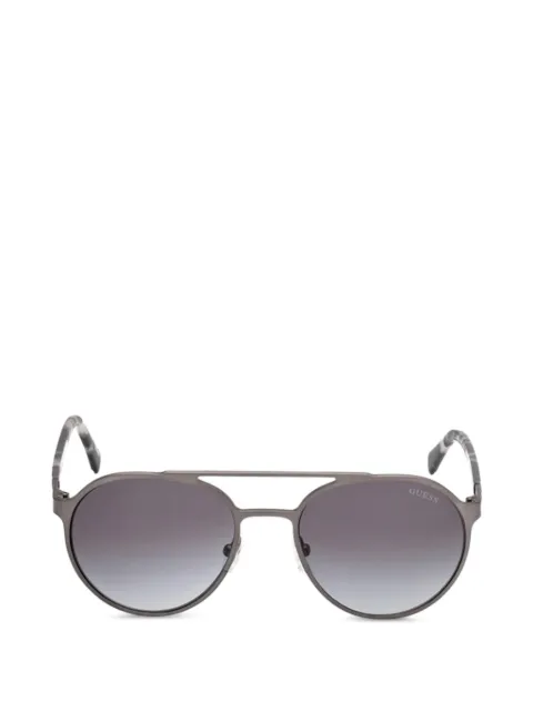 GUESS USA double-bridge pilot-frame sunglasses