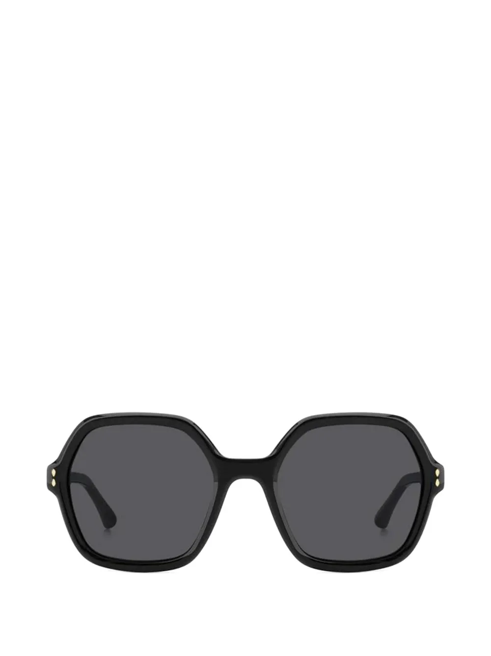 ISABEL MARANT geometric-frame sunglasses - Schwarz