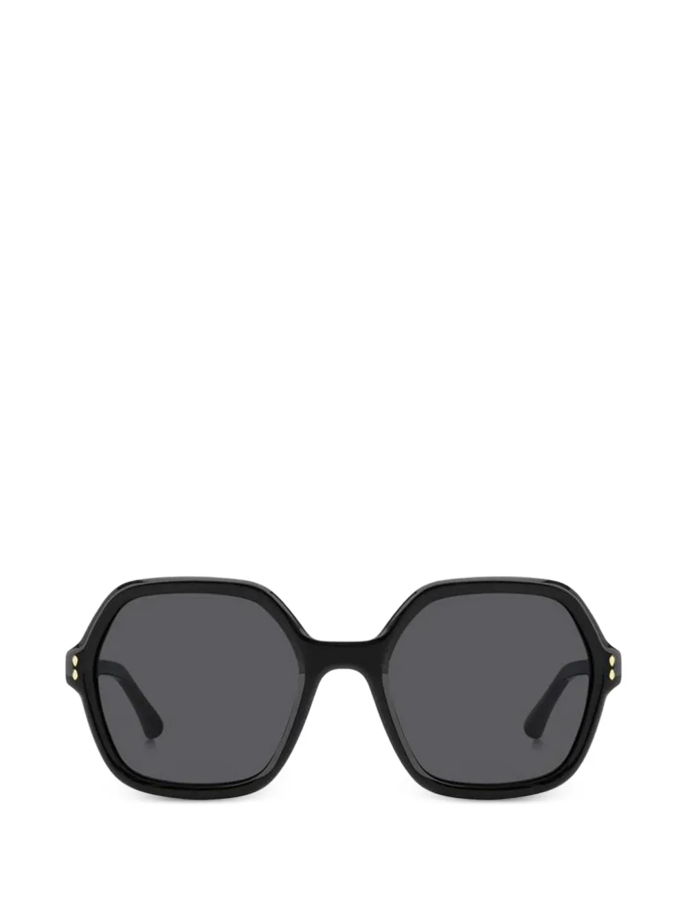 ISABEL MARANT geometric-frame sunglasses - Nero