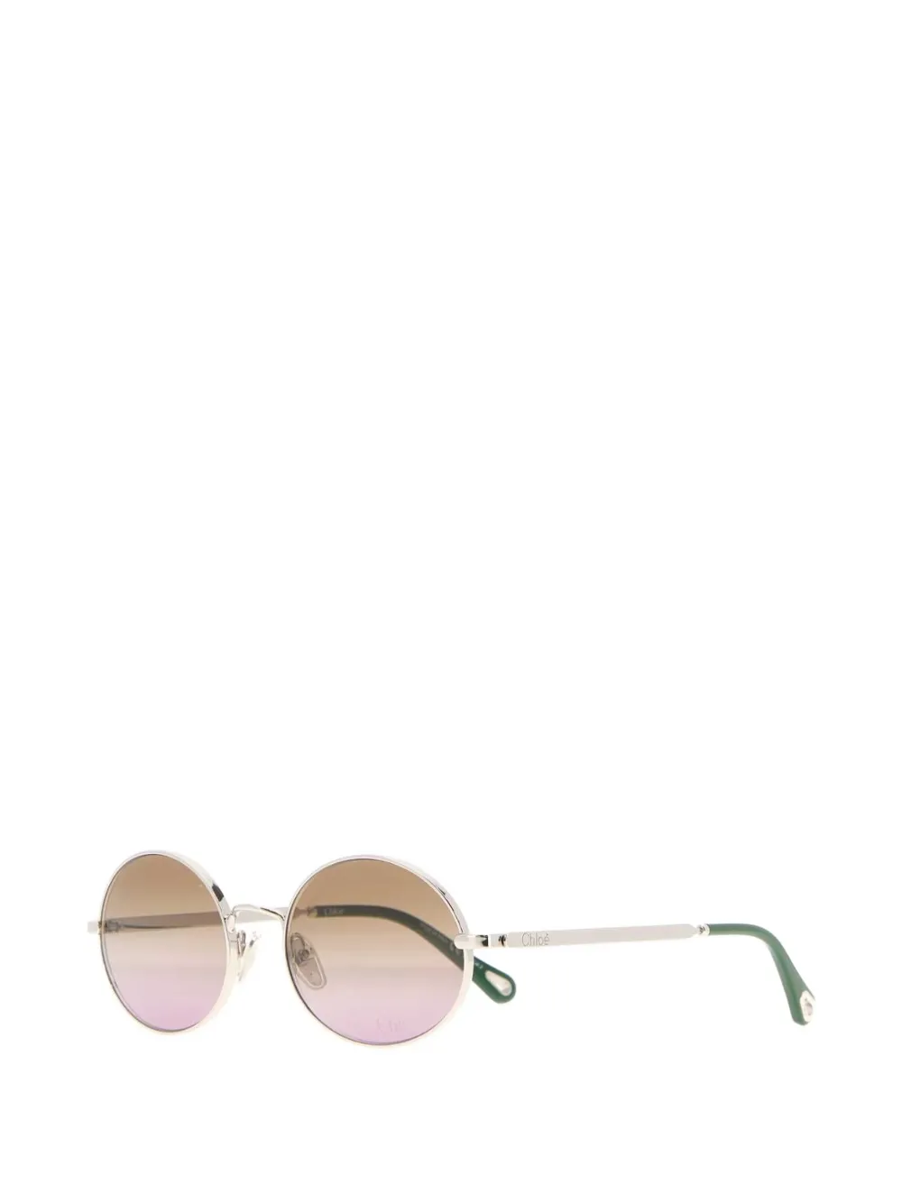 Chloé Eyewear Aly round-frame sunglasses - Argento