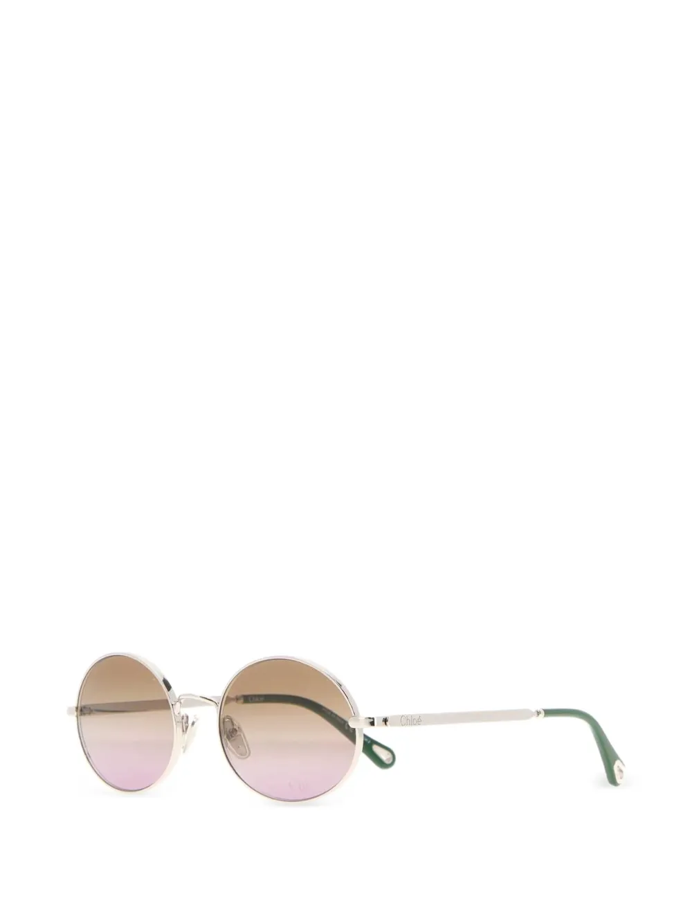 Chloé Eyewear Aly round-frame sunglasses - Argento