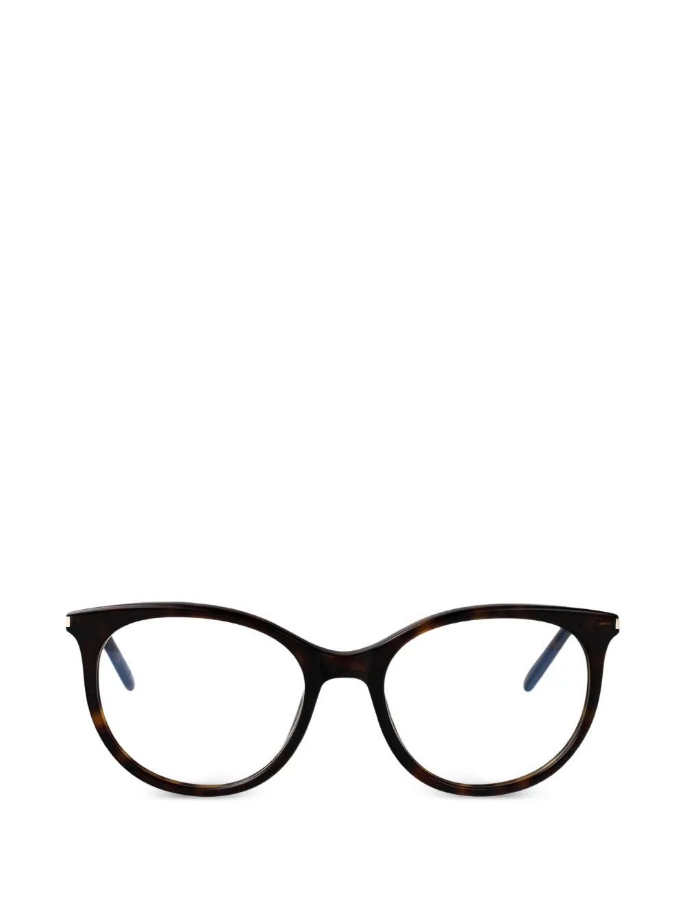 Saint Laurent Eyewear round-frame glasses - Marrone