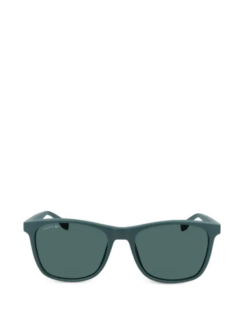 Lacoste matte-finish rectangle-frame sunglasses