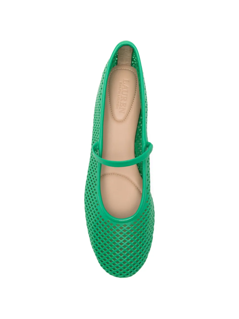 Lauren Ralph Lauren Jayna flat pumps Groen