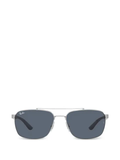 Ray-Ban  RB3701 double-bridge rectangle-frame sunglasses