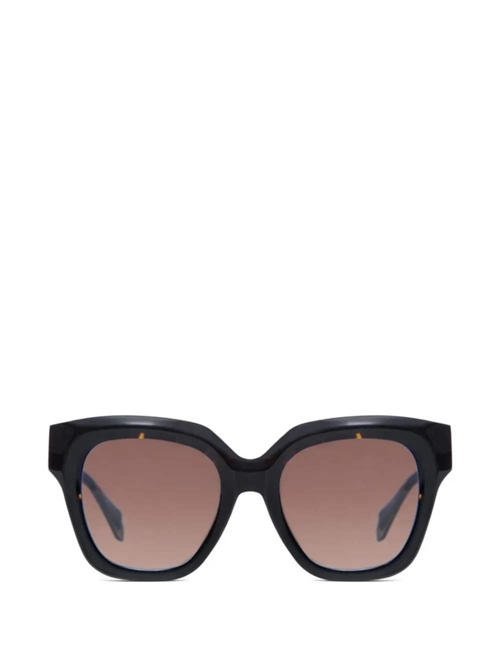GIGI STUDIOS Louise square-frame sunglasses - Marrone