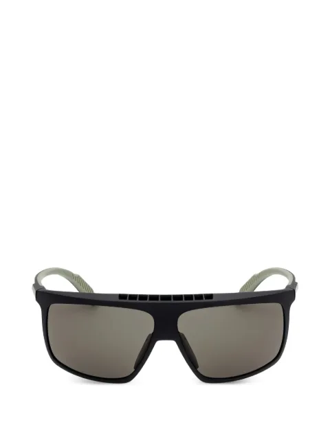 adidas matte-finish rectangle-frame sunglasses