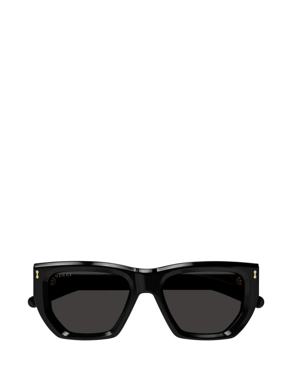 Gucci Eyewear geometric-frame sunglasses - Schwarz