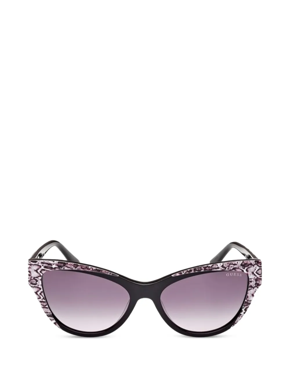 GUESS EYEWEAR snake-print cat-eye sunglasses - Nero