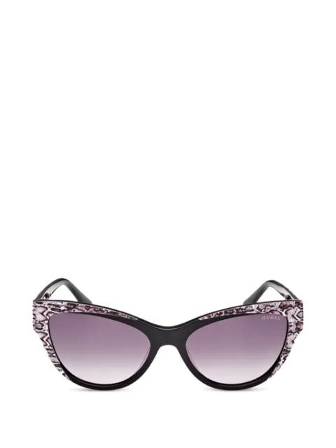 GUESS EYEWEAR snake-print cat-eye sunglasses
