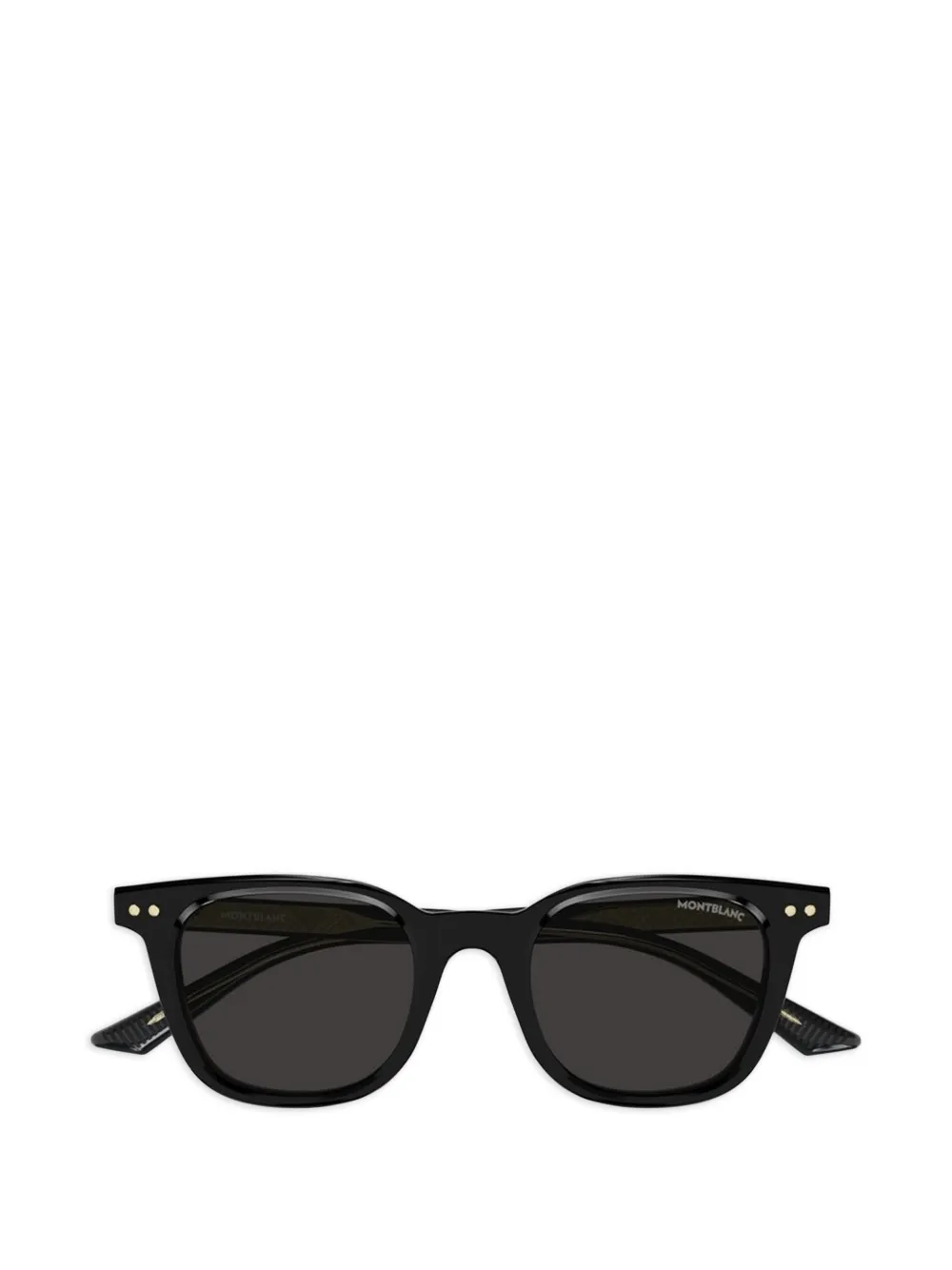 Montblanc round-frame sunglasses - Schwarz