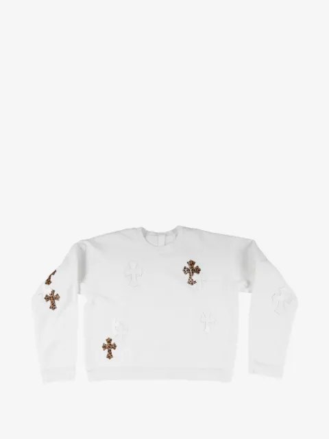 Chrome Hearts sweat à imprimé léopard Flooded Patch 