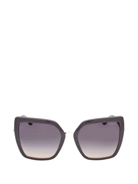 GUESS EYEWEAR chain-link geometric-frame sunglasses