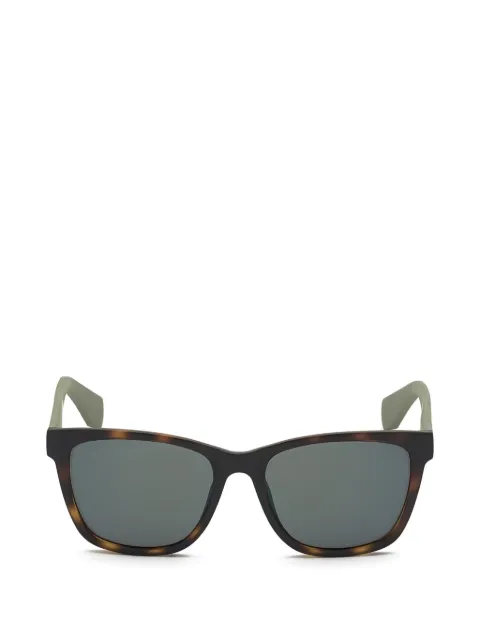 adidas tortoiseshell-effect rectangle-frame sunglasses