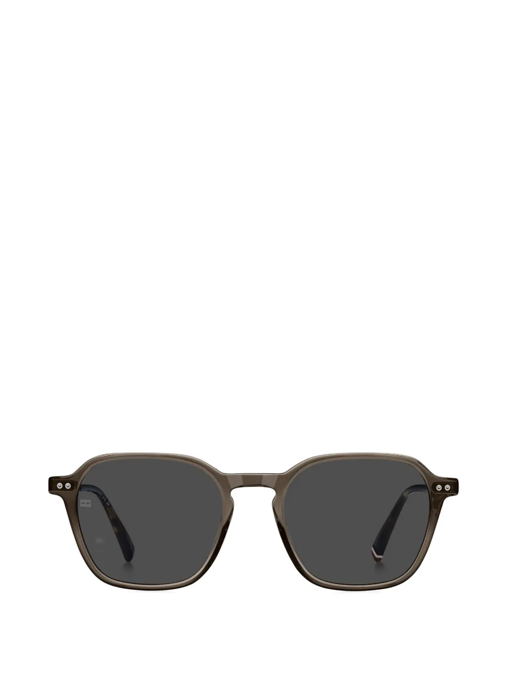 Tommy Hilfiger geometric-frame sunglasses - Grau