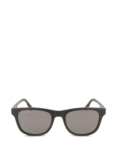 Lacoste matte-finish rectangle-frame sunglasses