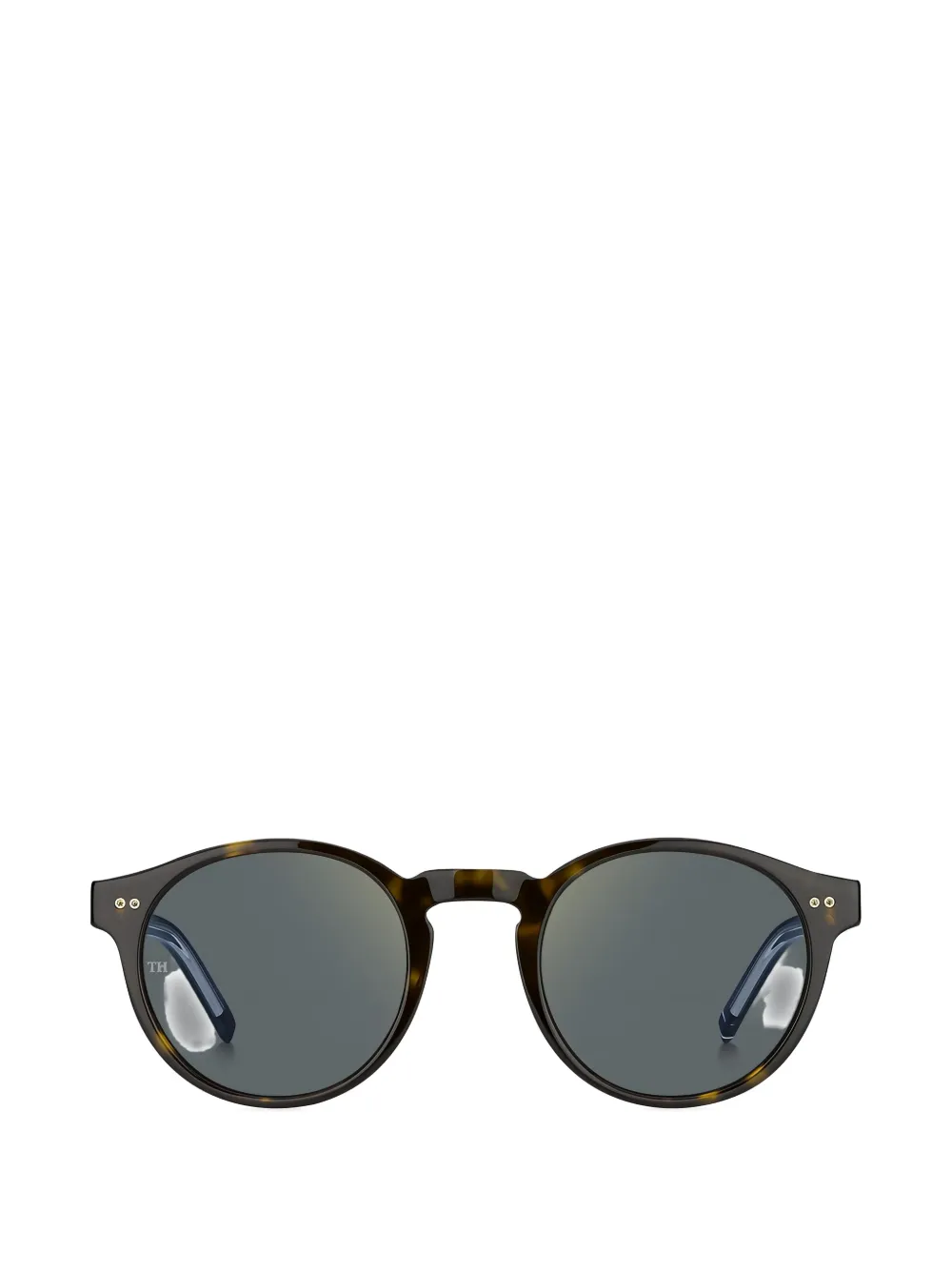 Tommy Hilfiger tortoiseshell-effect round-frame sunglasses - Marrone