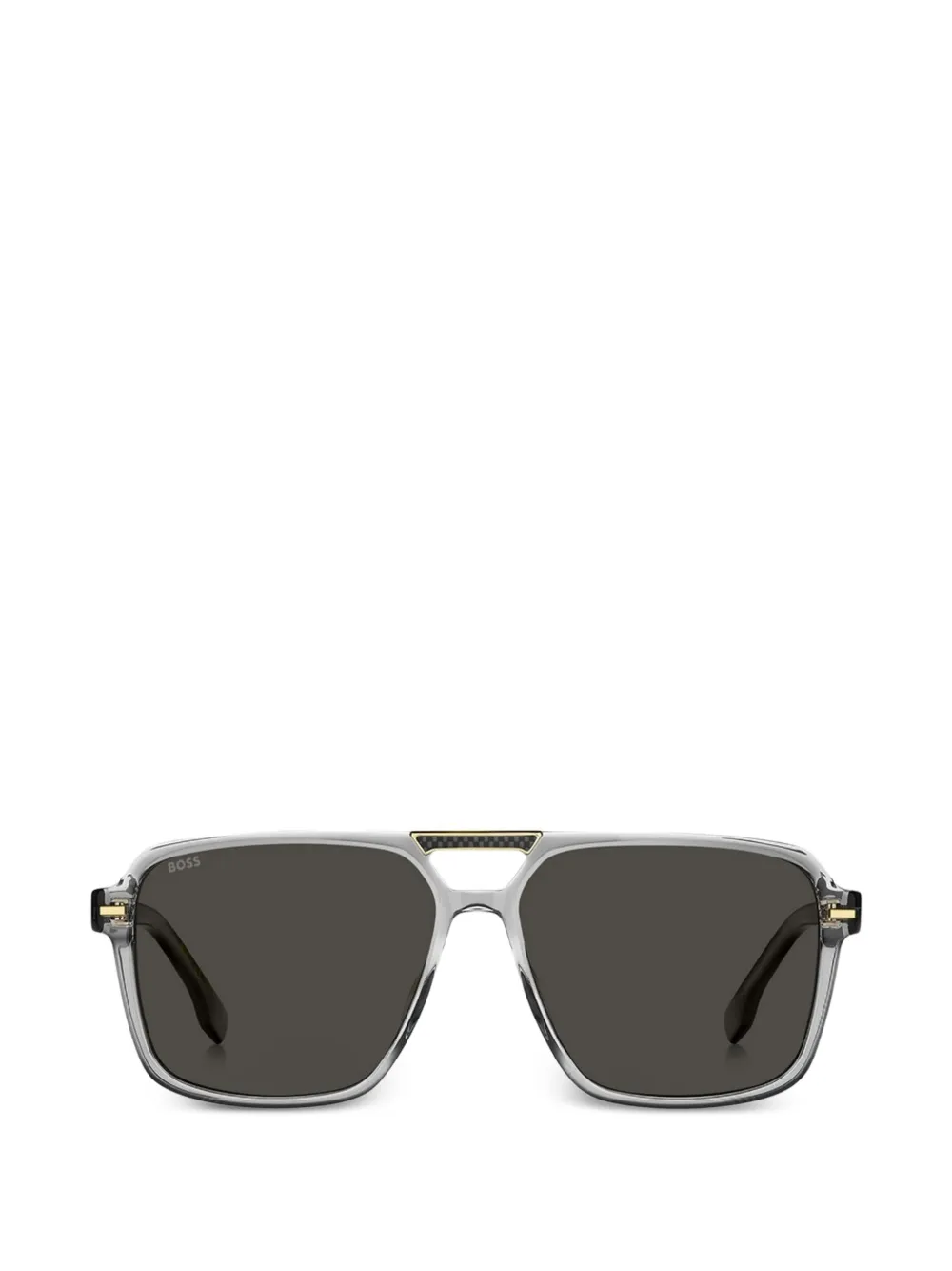 BOSS square-frame sunglasses - Grau