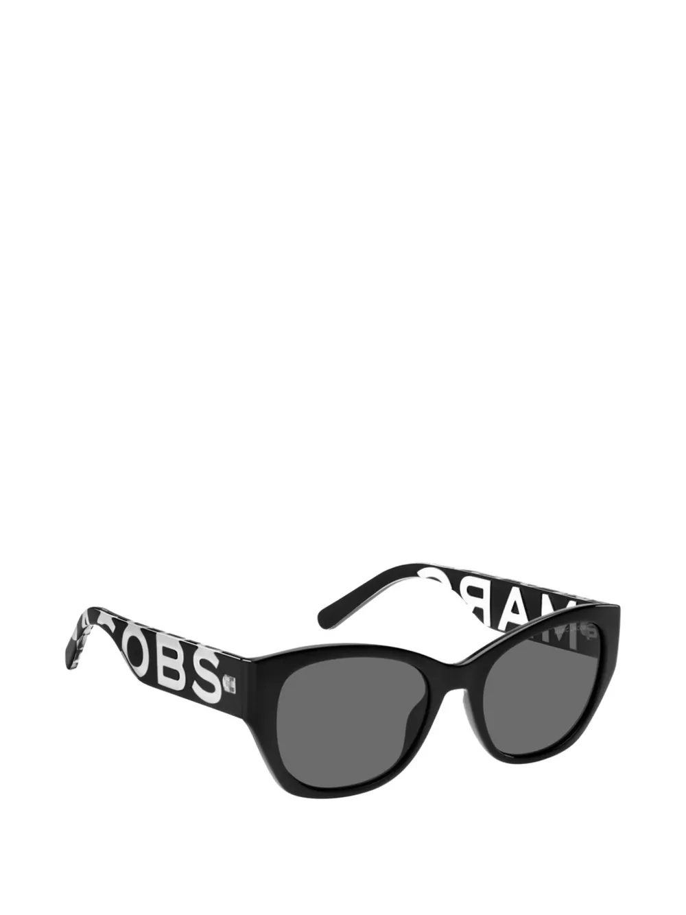 Marc Jacobs Eyewear Zonnebril met cat-eye montuur en logoprint Zwart