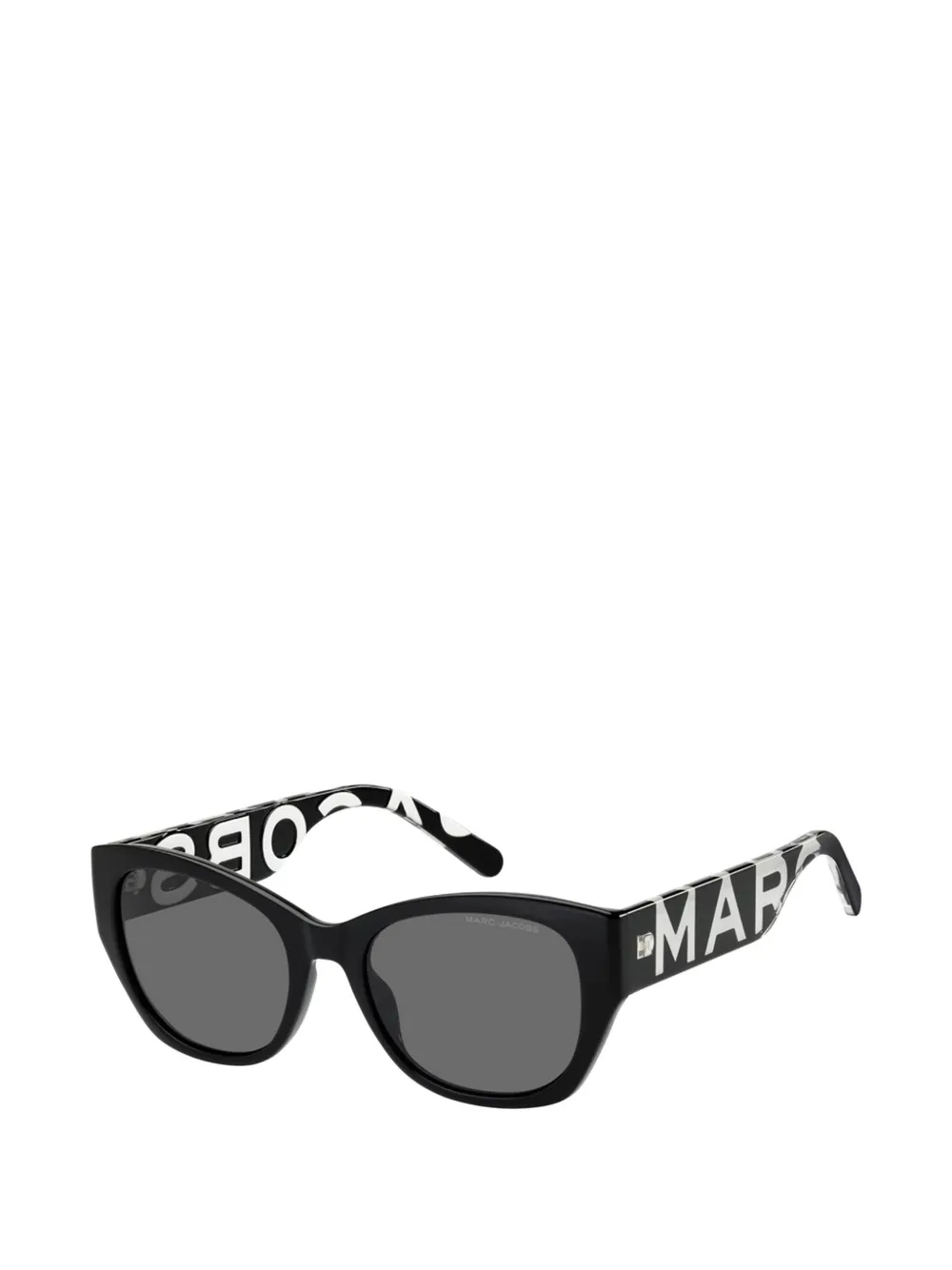 Marc Jacobs Eyewear Zonnebril met cat-eye montuur en logoprint Zwart