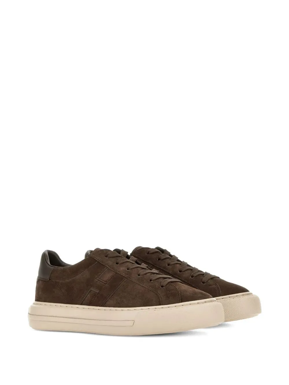 Hogan H691 logo-patch sneakers Bruin