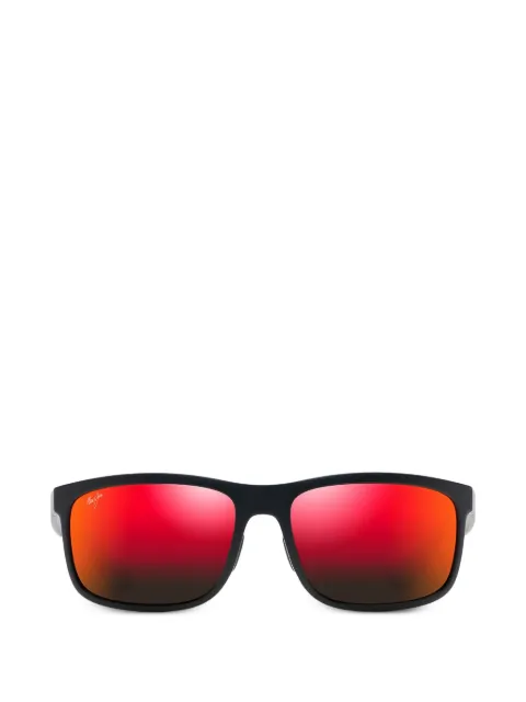 Maui Jim Huelo rectangle-frame sunglasses