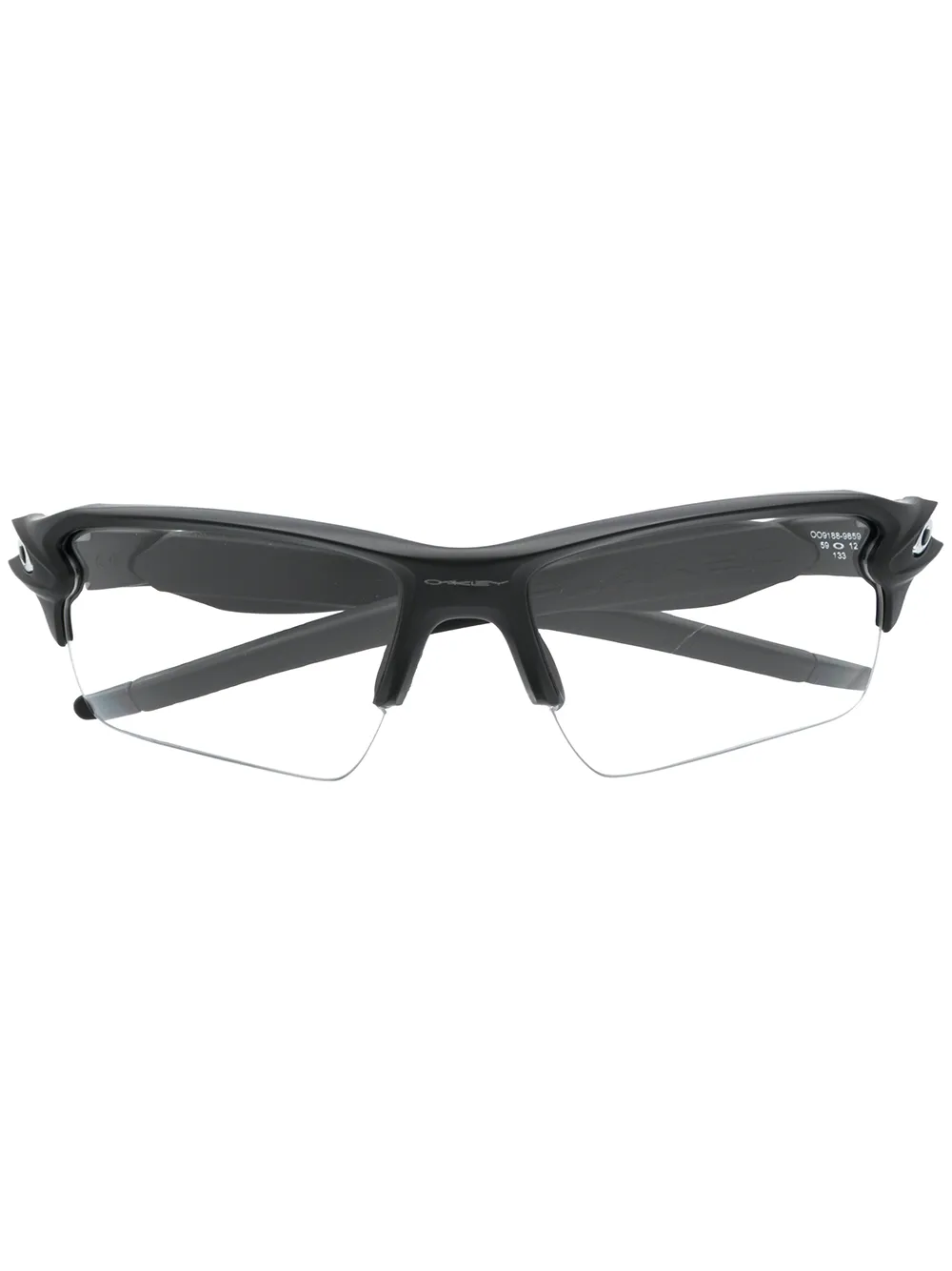 Oakley rectangle-frame sunglasses - Nero
