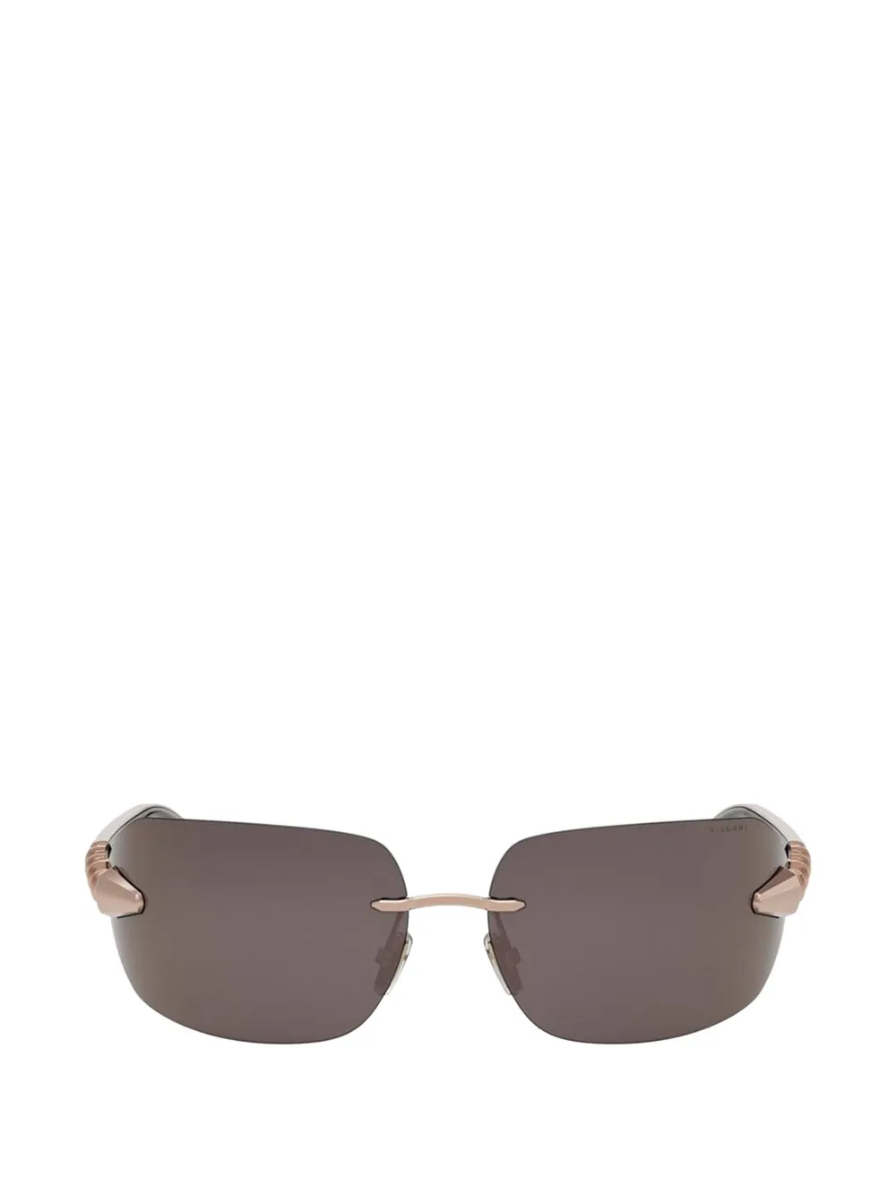 Bvlgari Serpenti rimless sunglasses - Rosa