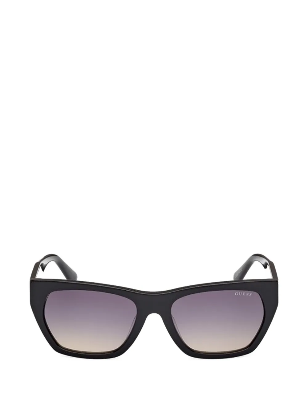 GUESS USA logo-plaque rectangle-frame sunglasses - Nero